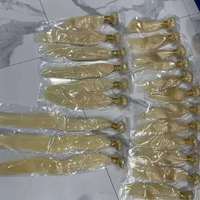 100% cheveux vierges en gros blond russe 613 Bundle, vendeur de cheveux 613 vierges alignés avec des cuticules, extension de cheveux humains blonds 613