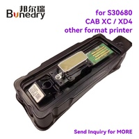 Kepala Cetak DX4 Permukaan Emas & Abu-abu untuk Tinta Eco Solvent / Berbasis Air / UV, Kompatibel dengan Printer Inkjet