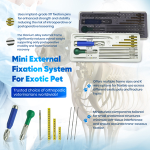 Sistema <span class=keywords><strong>de</strong></span> Fijación Externa Mini para Mascotas Exóticas, Kit <span class=keywords><strong>de</strong></span> Implantes Ortopédicos <span class=keywords><strong>de</strong></span> Grado Médico para la Fijación <span class=keywords><strong>de</strong></span> Fracturas Óseas en <span class=keywords><strong>Animales</strong></span> Pequeños - Product Image 5