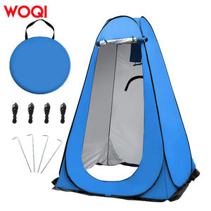 Tente de douche pliable Woqi 120x120x190cm, imperméable, abri d'extérieur pour le camping, la plage et le vestiaire - Product Image 3