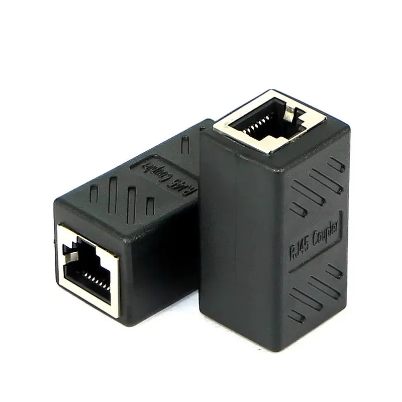 Ethernet Cat 5e/Cat5/Cat6/Cat7 RJ45 8P Female To Female Coupler Ethernet Extender Adapter Shielded