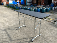 XQ TRUSS X-ST - Stand de DJ pliable en alliage d'aluminium noir, simple rangée, léger, installation rapide, design modulaire, capacité de charge de 160 kg