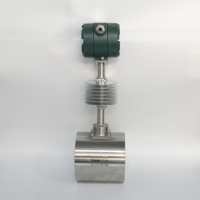 Anjun Vortex Flow Meter DN150 441-2835 M3/h PN1.6MPa untuk Uap Superpanas dengan Probe Suhu Tinggi Kompensasi Suhu & Tekanan 4-20mA