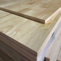 Planche en bois de caoutchouc séché au four de qualité supérieure pour projets de décoration intérieure