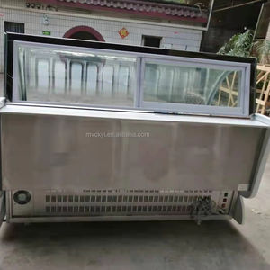 <span class=keywords><strong>Vitrine</strong></span> de crème glacée en verre à température unique pour magasins et cafés - Product Image 1
