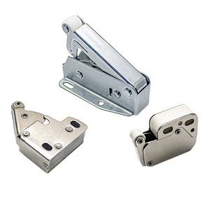 Cabinet Door Spring Rebound <b>Lock</b> Mini Hook <b>Lock</b> Cold Rolled Steel Minimalist Design Easy Installation For Cabinet Doors - Product Image 3
