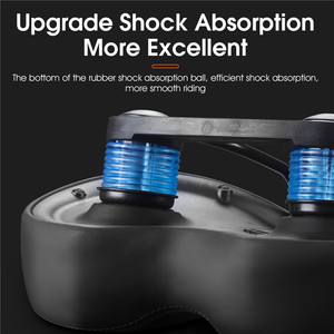 पश्चिम बाइकिंग में बढ़े हुए pe चमड़े की साइकिल काठी पेशेवर सदमे को अवशोषित करते हुए रबर नरम लुभावनी जलरोधक एमएलबी सीट कुशन - Product Image 2