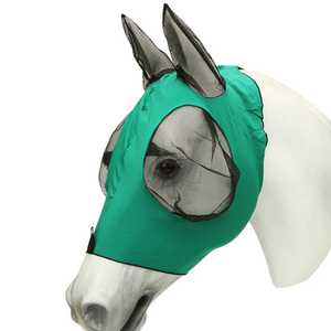 Özelleştirme desen streç at L ycra örgü sinek maskesi ile maske sinek M ask - Product Image 4