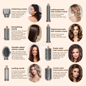<span class=keywords><strong>Nuevo</strong></span> Modelo 8 en 1, Estilizador de Cabello de Alta Velocidad con Motor BLDC, Cabezal Reemplazable, Estilizador de Cabello Multifuncional, <span class=keywords><strong>Secador</strong></span> de Cabello Eléctrico Plegable Profesional - Product Image 3