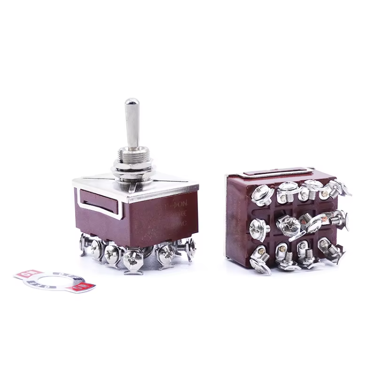 Kn3c-403 12 мм 15a 250 В 12pin On Off на 4 Way 12v тумблер