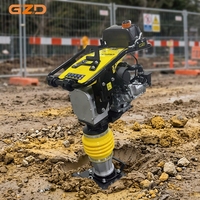 Compacteur de sol manuel GZD OEM Factory 5,5-6,5 CV 75 kg à moteur haute puissance