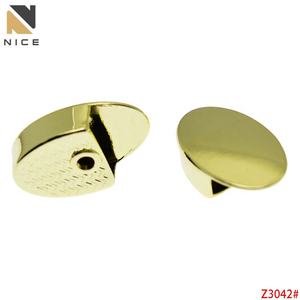 Vente en gros de sangle de ceinture à extrémité ronde en alliage Boucle de queue en métal Bouchon de bord Sac en cuir à <span class=keywords><strong>fermeture</strong></span> éclair Queue pour bagage à main - Product Image 6