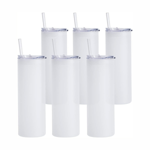 Wholesale Bulk 20 Oz Straight Stainless Steel <b>Cup</b> 20Oz Skinny Sublimation Tumblers <b>With</b> <b>Straw</b> for Sublimation - Product Image 3