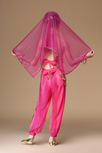 Danse du ventre haut pantalon costume tenue thème indien danse <span class=keywords><strong>Bollywood</strong></span> Halloween Costumes - Product Image 3