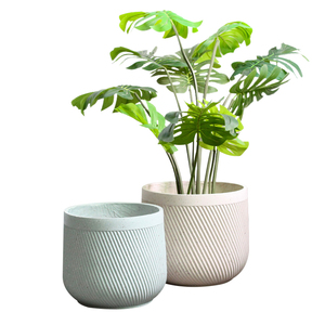 Macetas Grandes <span class=keywords><strong>de</strong></span> Fibra <span class=keywords><strong>de</strong></span> Vidrio Modernas, Macetas Decorativas <span class=keywords><strong>de</strong></span> Fibra <span class=keywords><strong>de</strong></span> Vidrio para Decoración del Hogar y Jardín - Product Image 6