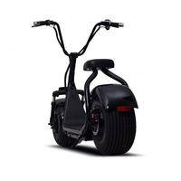 Skuter Listrik Citycoco 1000W 60V12A Desain Klasik Ban Tebal Harga Murah Gratis Ongkir ke Eropa