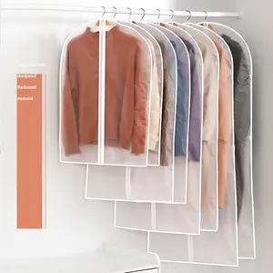 Top Clothes Hanging Garment Dress Clothes Suit Coat Dust Cover Home Storage Bag Pouch Case Organizer Wardrobe Hanging Clothing