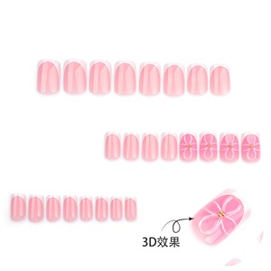 <span class=keywords><strong>Uñas</strong></span> Postizas Acrílicas <span class=keywords><strong>con</strong></span> Diseño de <span class=keywords><strong>Flores</strong></span> 3D <span class=keywords><strong>en</strong></span> Color Blanco, <span class=keywords><strong>Uñas</strong></span> Artificiales de Presión, <span class=keywords><strong>Uñas</strong></span> Falsas de Caramelo, 3513 - Product Image 2