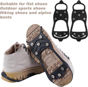 Crampones de Tracción para Hielo, Duraderos, con 8 Púas de Acero, para Zapatos y <span class=keywords><strong>Botas</strong></span> - Product Image 3