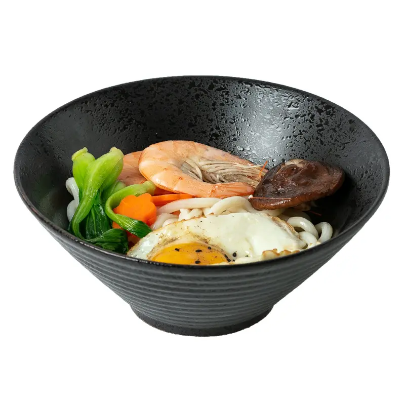 일본 복고풍 비 모자 모양의 그릇 크리 에이 티브 세라믹 대형 라면 그릇 가정용 레스토랑 상업 식기