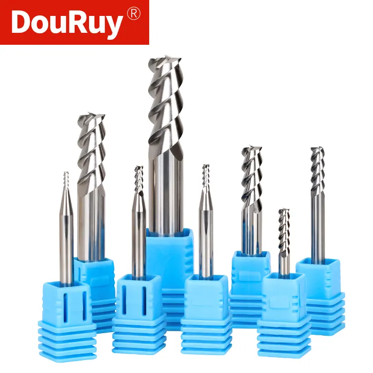 3 Sáo Nhôm Endmill Rắn Carbide Nhôm Công Cụ Làm Việc