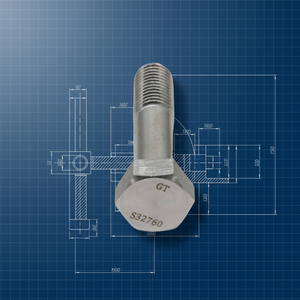 สลักเกลียวหัวหกเหลี่ยมแบน DIN933 ISO4017 EN10204 3.1 8*30 สแตนเลส 304 ASTM A193 B8 - Product Image 4