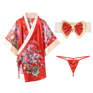 Robe Costume de Lingerie de Style Kimono <span class=keywords><strong>Très</strong></span> <span class=keywords><strong>Sexy</strong></span> pour Fille Japonaise - Product Image 6