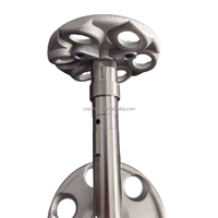 Disque de ramassage en aluminium avec axe en acier inoxydable pour système complet de déplumeuse de volailles avec boîtier de roulement