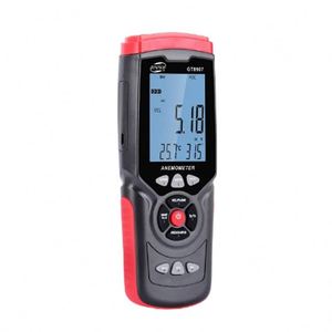 GT8907/GT8913 เครื่องวัดความเร็วลมแบบดิจิตอลแบบพกพา CFM/CMM เครื่องมือวัดความเร็ว IP67 4 * AAA ใช้แบตเตอรี่ - Product Image 4