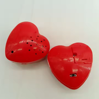 Bouton de Module de son enregistrable vocal en forme de coeur parlant accessoires de jouets en peluche Teddy