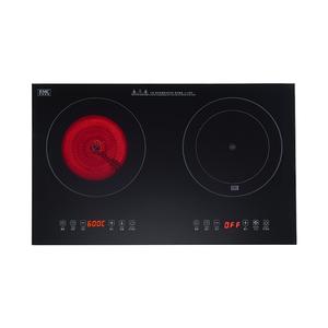 Nouvelle conception de plaque à induction en céramique intégrée à 2 brûleurs Table de cuisson à induction Cuisinière à induction électrique - Product Image 6