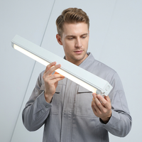 Barre lumineuse LED 4 pieds 1200 mm 3CCT 3000K 4000K 5000K IP20 Frosted pour entrepôt et supermarché, garantie 5 ans, CRI élevé >80, tubes LED
