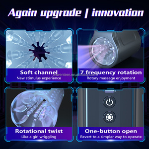 Il nuovo masturbatore maschile ricaricabile rotante a 7 frequenze, economico, ha un basso rumore e una potenza elevata, rendendolo comodo per l'uso privato. - Product Image 3