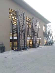 1- 5 Ton Lift 3- 20 <span class=keywords><strong>M</strong></span> Gemakkelijk Gemonteerd Magazijn Fabriek Stabiele Laden Cargo Lift Hydraulische Stalen Frame goederen Lift - Product Image 6