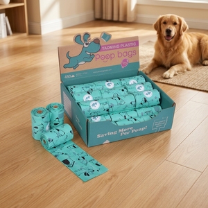 Sacs à déjections canines biodégradables sans odeur, extra larges, épais, imperméables et résistants aux déchirures, vente en gros - Product Image 6