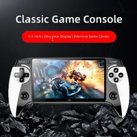 Console de jeu portable X9 avec écran HD, lecteur de jeux rétro portable, prise en charge de la sortie TV, jeu à deux joueurs, logo personnalisé en usine, boîte cadeau
