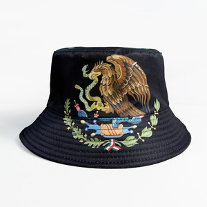 Sombrero de Pescador Reversible con Estampado de la Bandera Mexicana y Logotipo Personalizado al por Mayor, Sombrero de Pescador Transpirable para Fanáticos del Fútbol Mundial, Protección Solar - Product Image 6