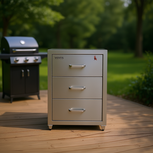 Cajonera para utensilios de cocina Vevos para exteriores, 16x21.5x18 pulgadas, acero inoxidable 201 - Product Image 2