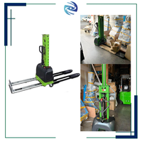 Remise Élévateur électrique complet à chargement automatique essentiel Capacité de charge de 2 tonnes Transpaleta Empileur de palettes électrique manuel 1500KG