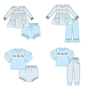 Puresun, 10 ans d'expérience, pyjamas de Noël pour garçons en coton 100% doux pour la peau, avec applique Père Noël, vente en gros personnalisée - Product Image 3
