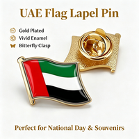 Broches personnalisées en métal avec drapeaux de pays, impression par transfert thermique, carte du pays pour la publicité de mode