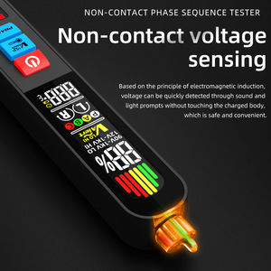 Medidor de secuencia de fase sin contacto BSIDE AVX1, detector de voltaje trifásico con pantalla LCD para pruebas eléctricas - Product Image 3