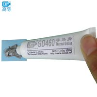 2 pièces poids net 20 grammes paquet de tubes souples argent GD460 pâte de graisse thermoconductrice plâtre composés de dissipateur thermique pour CPU GPU