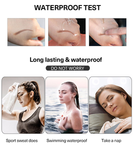 Tinte de cejas para cejas, lápiz de cejas para cejas, resistente al agua, color marrón oscuro y dorado, bajo pedido, OEM - Product Image 5