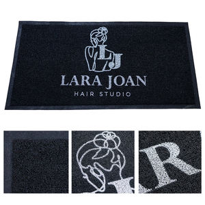 Tapis personnalisé en PVC épais avec logo antidérapant Tapis de porte d'<span class=keywords><strong>entrée</strong></span> extérieur Spaghetti Welcome Design Hotel Lavable Foam Printing - Product Image 4