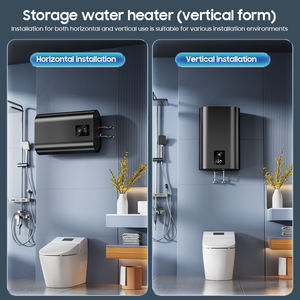 هيكل معدني منزلي مثبت على الحائط 30L-100L خزان مزدوج للحمام للتخزين الكهربائي للاستحمام - Product Image 2