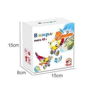 Jouets de construction DIY pour enfants : Modèles d'avions et de camions à assembler, blocs de construction souples intelligents pour enfants - Product Image 4