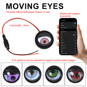 ไฟ LED แบบไดนามิกใหม่ไฟตกแต่งแบบสองโหมดตาปีศาจแบบไดนามิกไฟ LED ไฟตกแต่งรถยนต์ไฟหน้านกอินทรี - Product Image 2