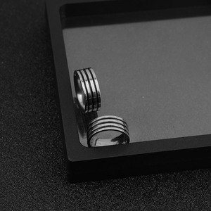 Popular Niche Design Multi-size Stainless Steel Ring Simple Hip Hop Style Unisex's Geometric Rings Fashion Jewelry Wholesale - Product Image 1