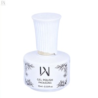 Nouvelle Innovation Usine 2026 OEM ODM Luxe Bouteilles en Verre Vides pour Vernis Gel Couleur et Huile à Ongles 15ml 17ml avec Bouchon et Pinceaux
